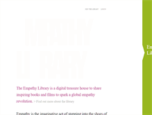 Tablet Screenshot of empathylibrary.com